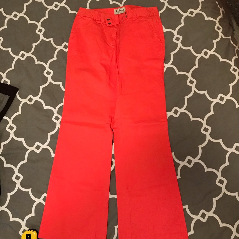 L L Bean favorite straight size 6 pants
